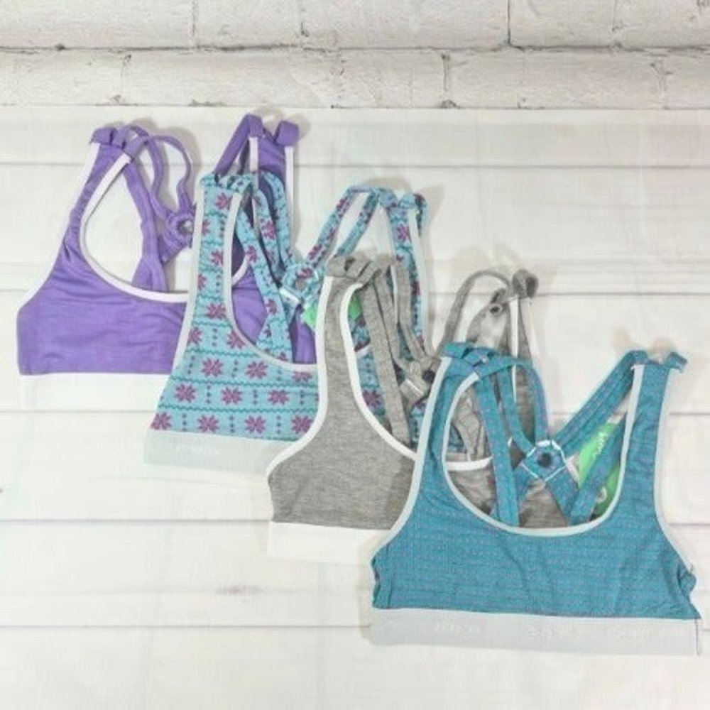 4 NEW Small 32A, 32B, 32C NEW 2 Pack Honeydew *Charlie* Bras, Lounge/Sports Bra